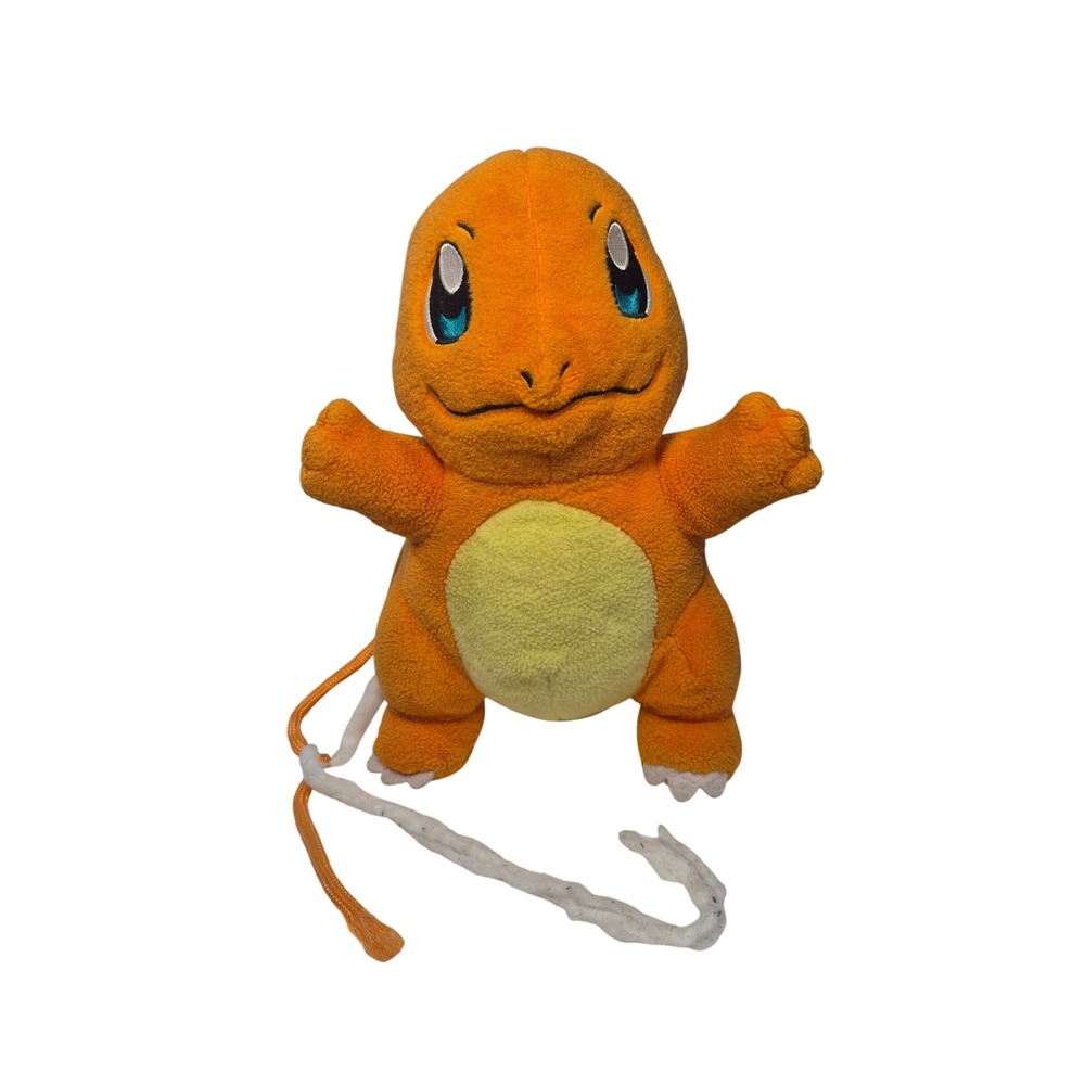 1999 VTG Pokemon Official Charmander Buddy Bag Plushie Backpack BROKENFLAWS READ